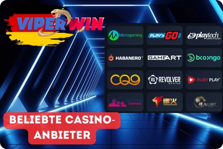 Beliebte Casino Anbieter bei ViperWin – Slots und Live Spiele von NetEnt, Pragmatic Play, Play’n GO, Evolution und Microgaming