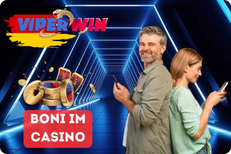 Online Casino ViperWin mit Boni bis 500 €, 200 Freispiele und Cashback Aktionen für Spieler