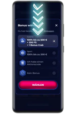Casino Bonus 2025 Auswahl Fenster