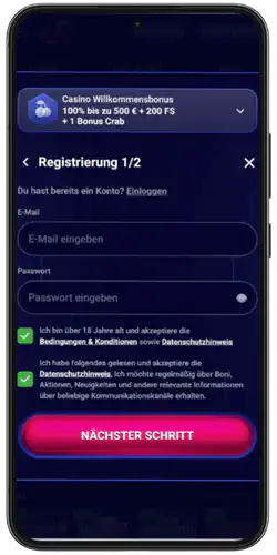 Viperwin App Android Registrieren